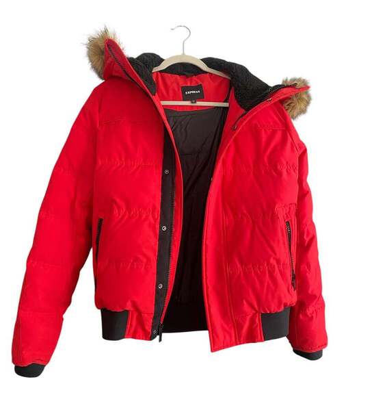 Superdry Women's Red Everest Bomber Puffer Jacket - Picture 1 of 5